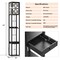 Modern Standing Shelf Lamp with 1 Power Outlet and 2 USB Ports